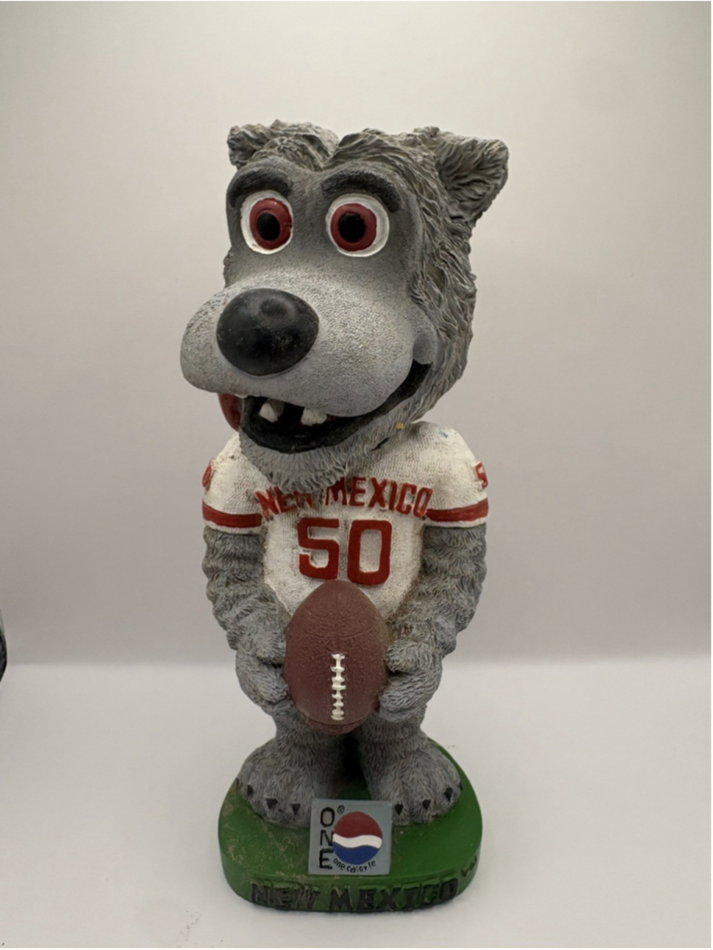 University Of New Mexico Mascot Bobblehead Pepsi One